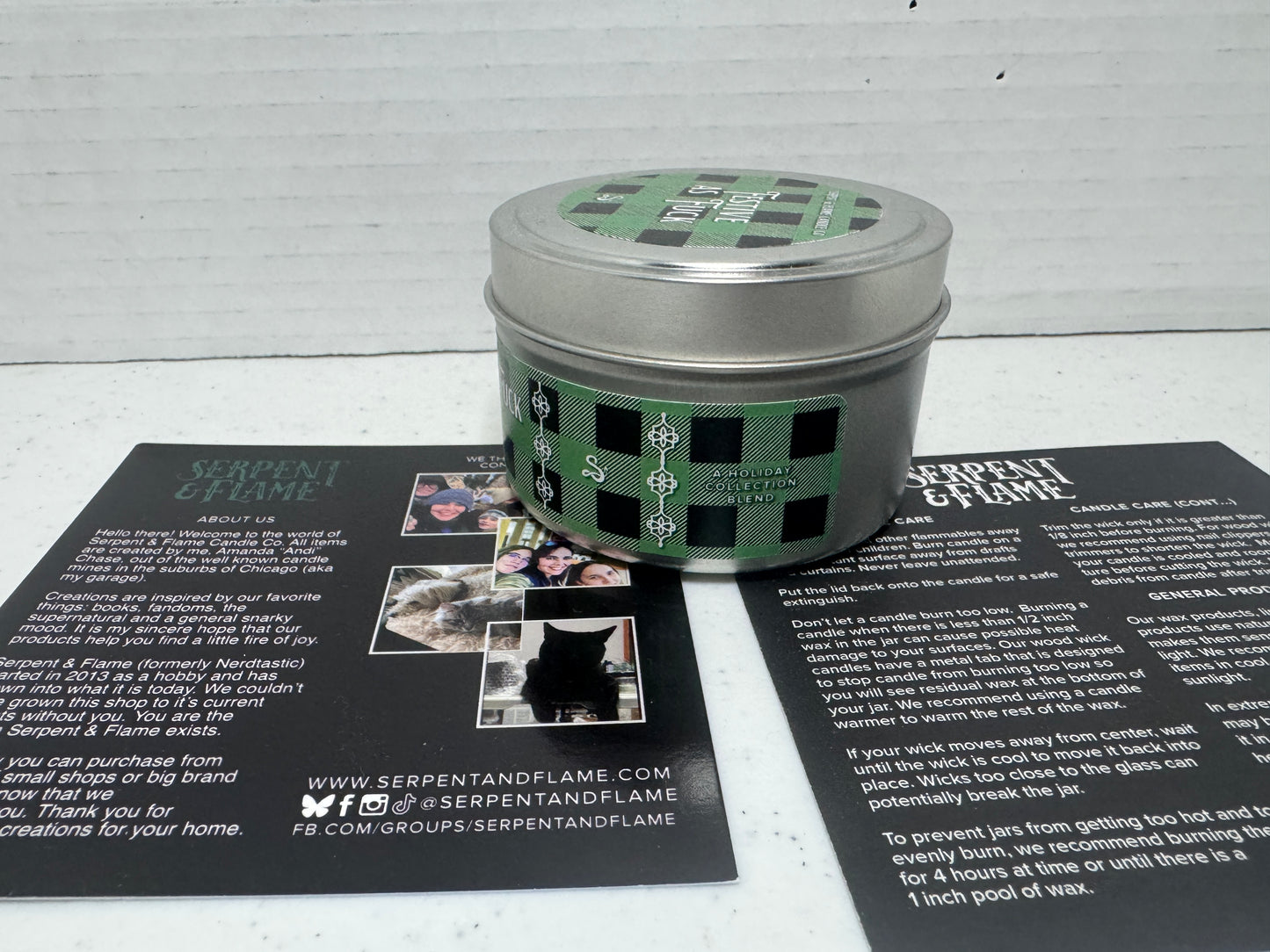 Festive as Fuck Soy Candle by Serpent & Flame