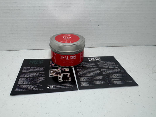 Final Girl Soy Candle by Serpent & Flame