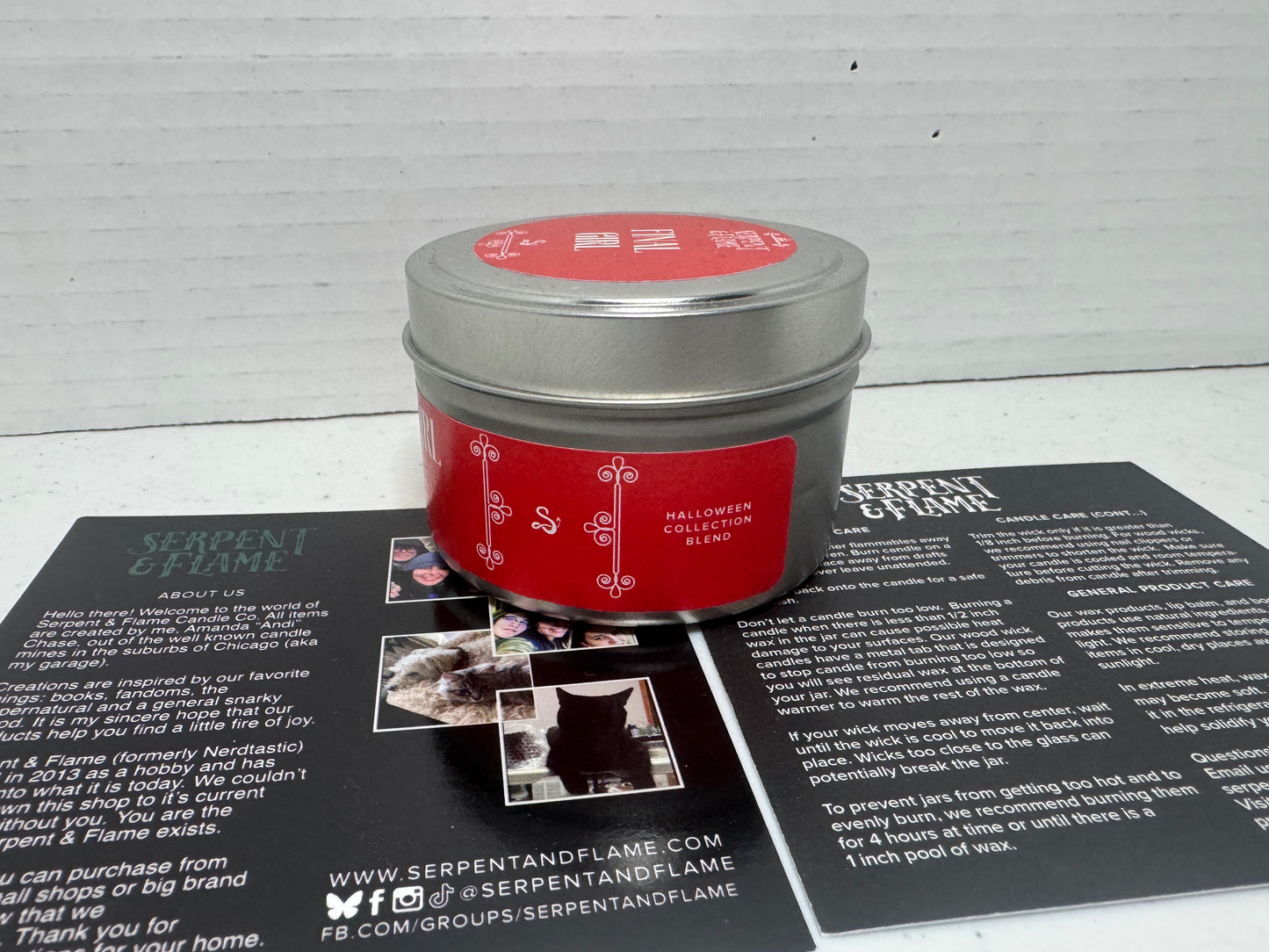 Final Girl Soy Candle by Serpent & Flame
