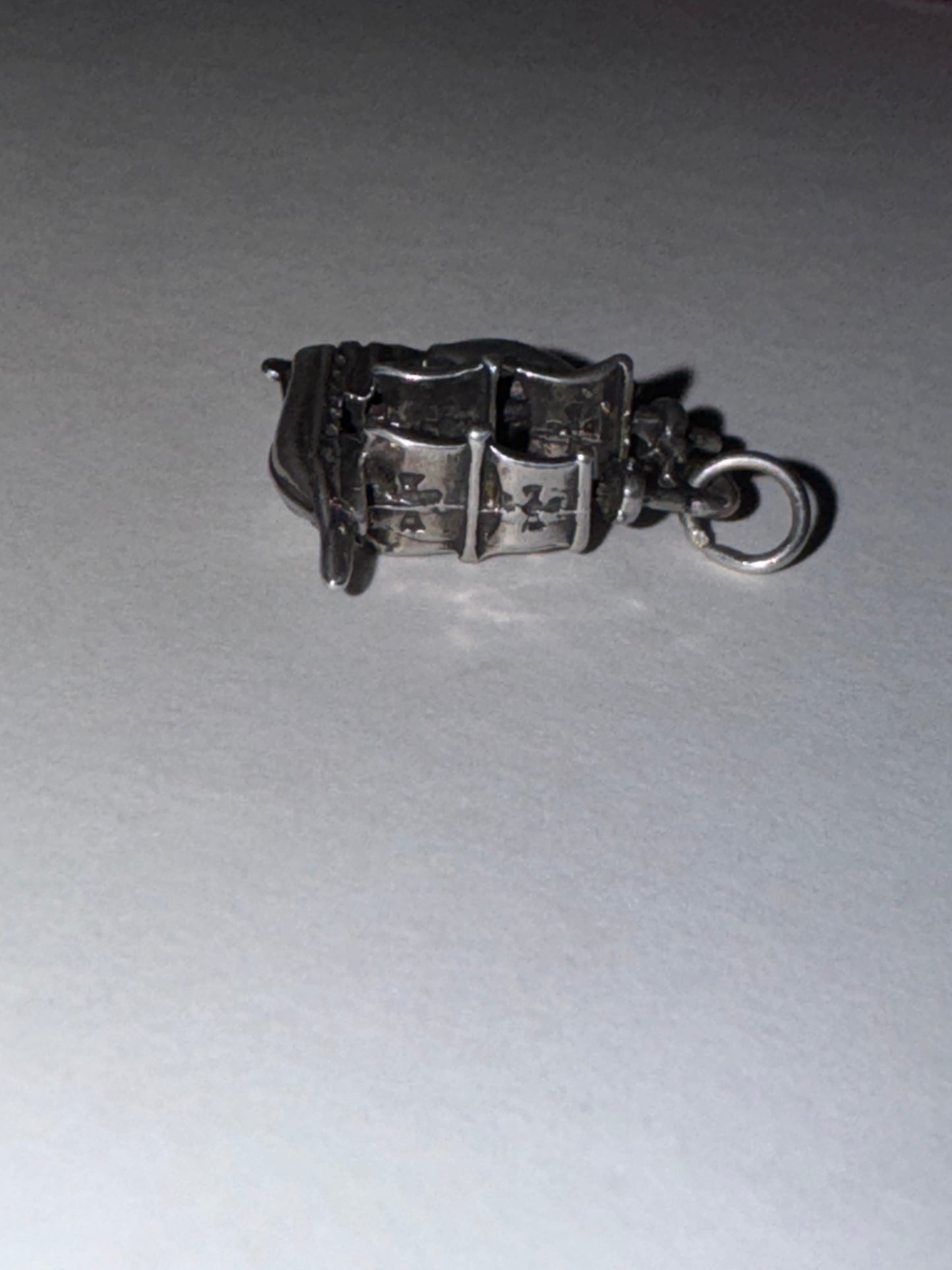 Sterling Silver French Ship Pendant