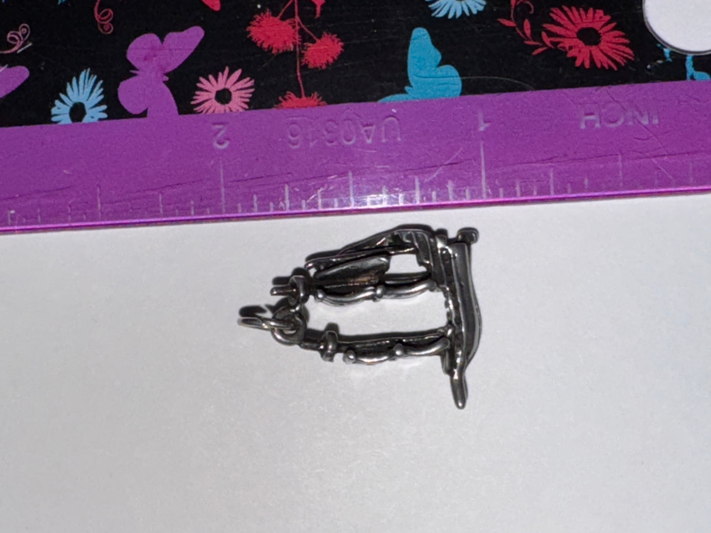 Sterling Silver French Ship Pendant