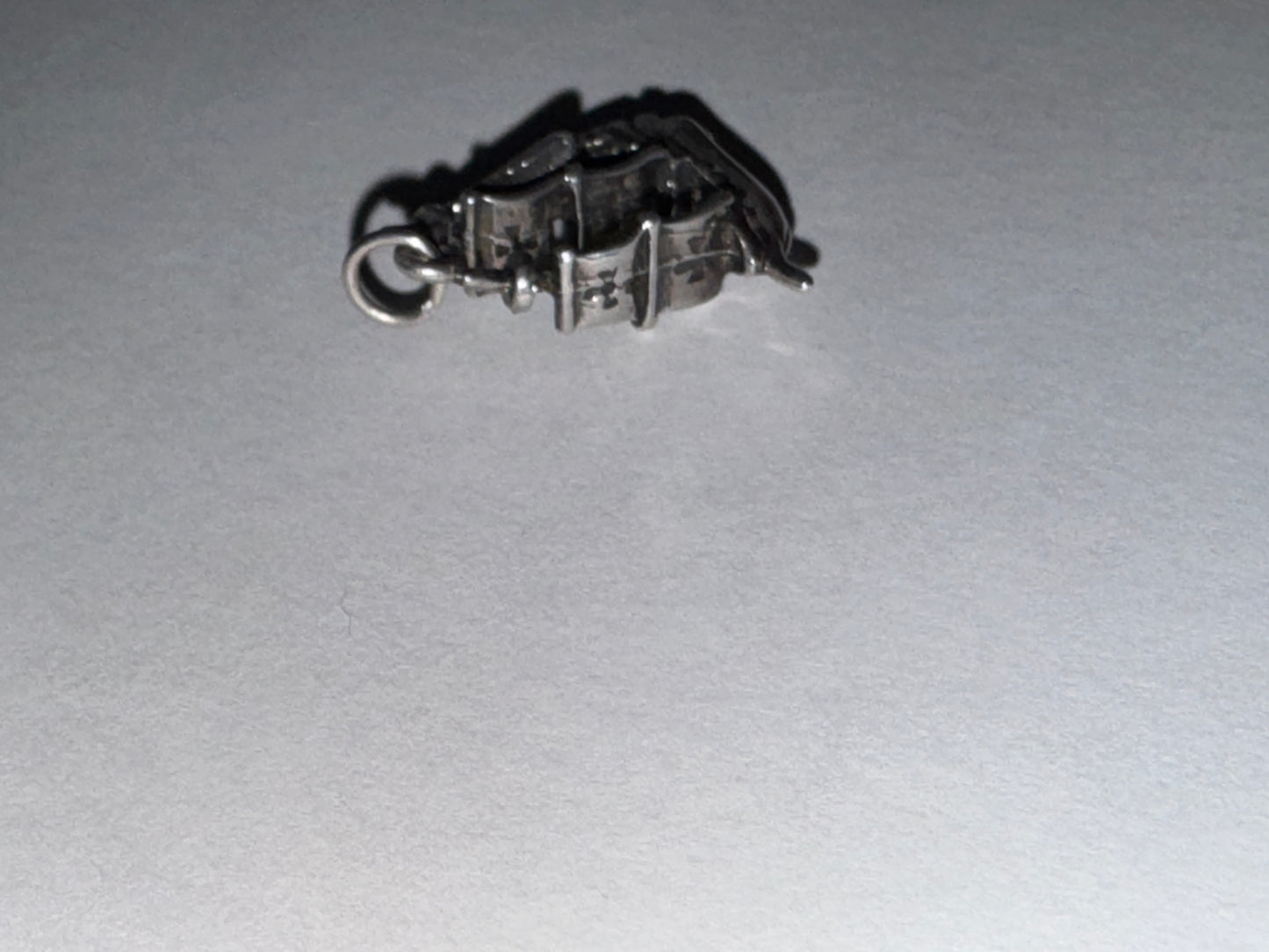 Sterling Silver French Ship Pendant