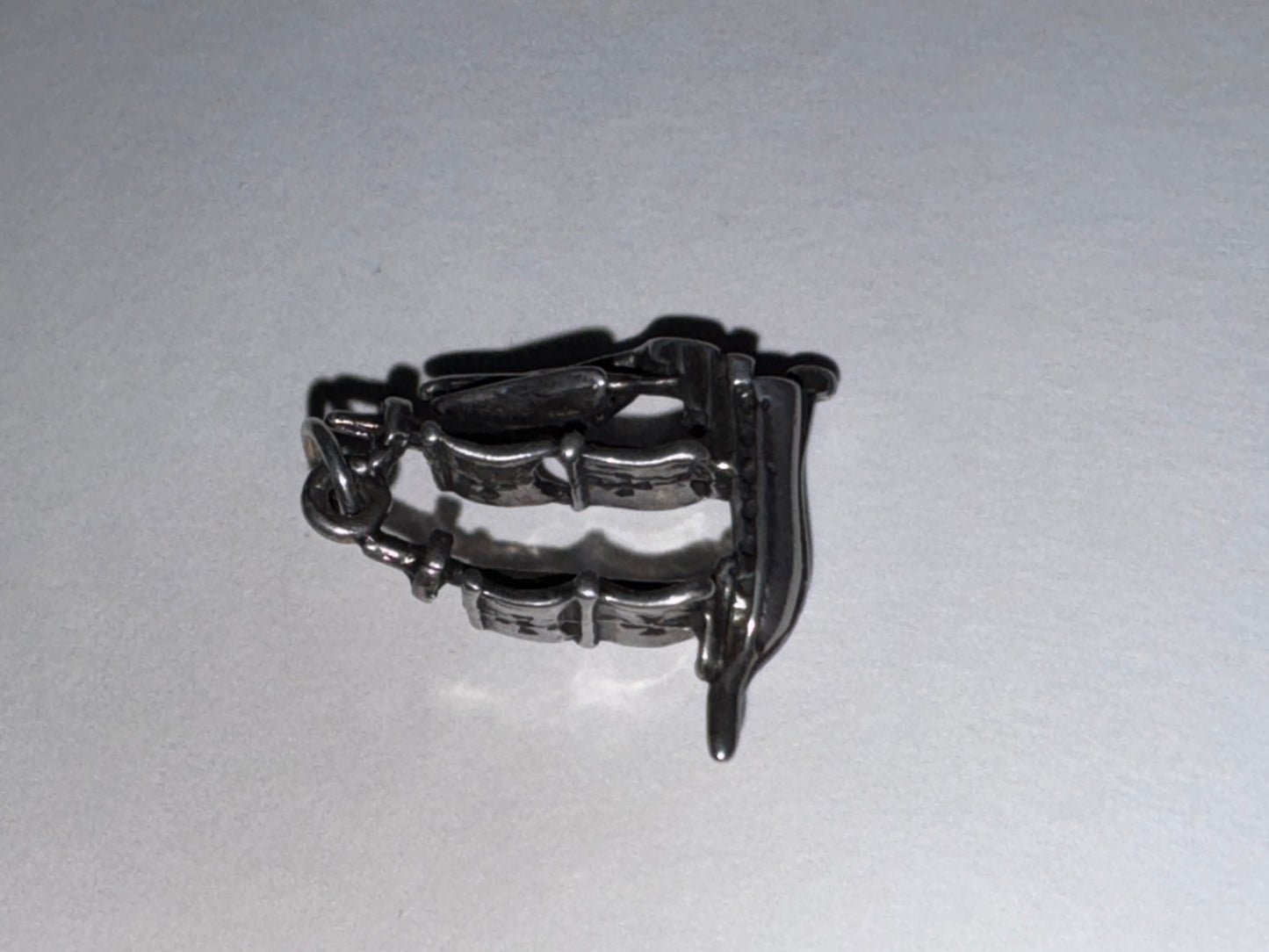 Sterling Silver French Ship Pendant