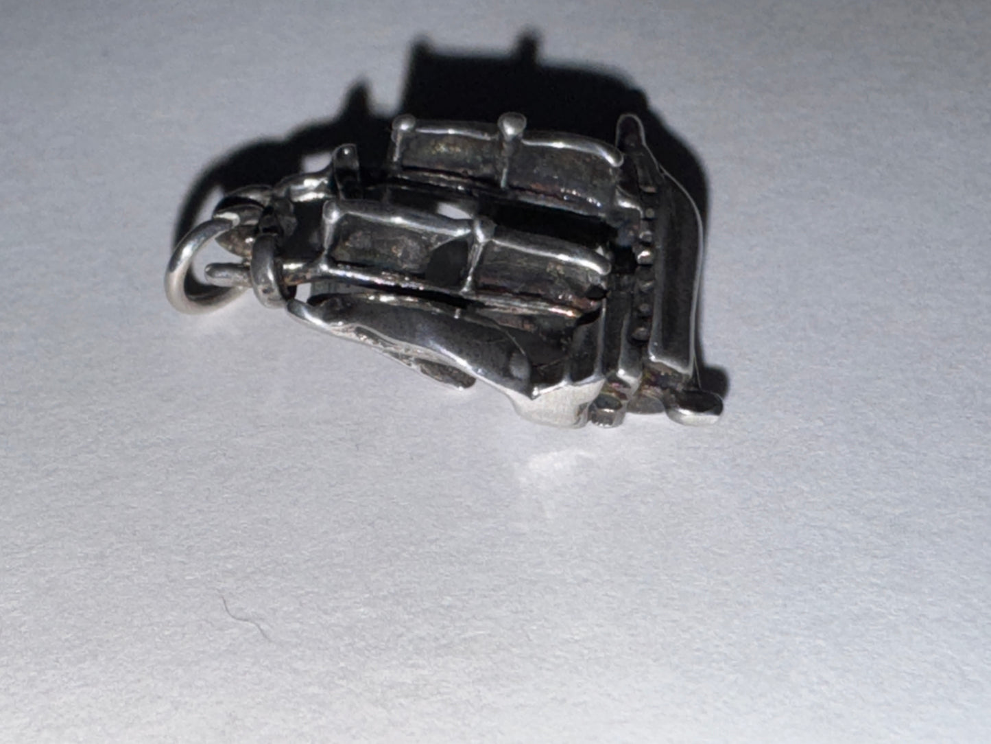 Sterling Silver French Ship Pendant