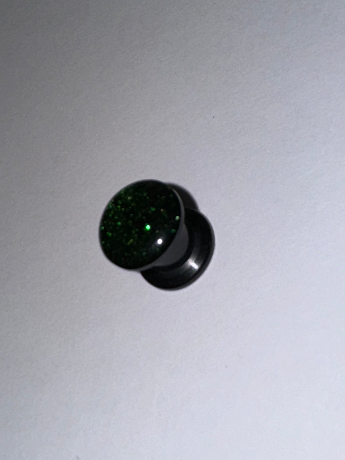 0 Gauge Glitter Uv Acrylic Plugs