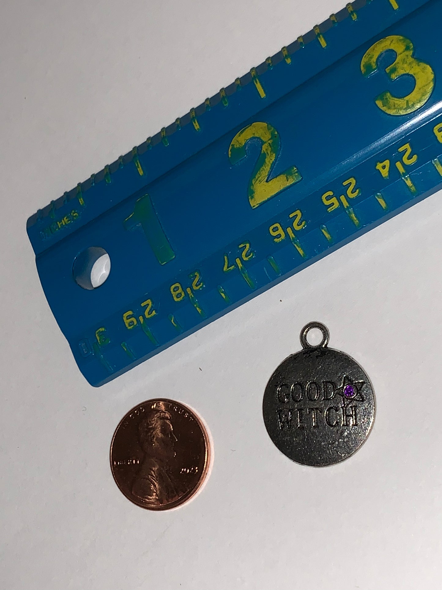 Pewter Good Witch Charm