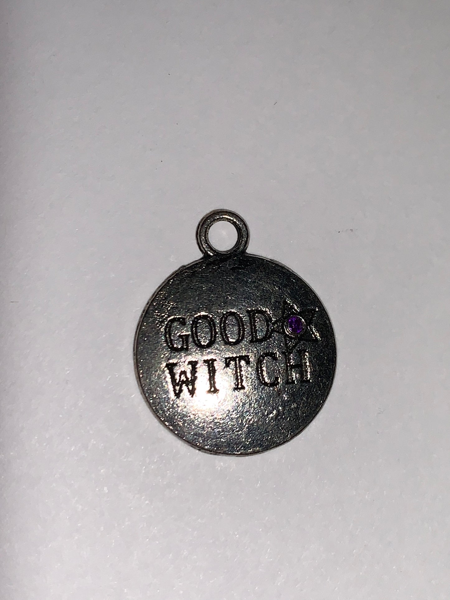 Pewter Good Witch Charm