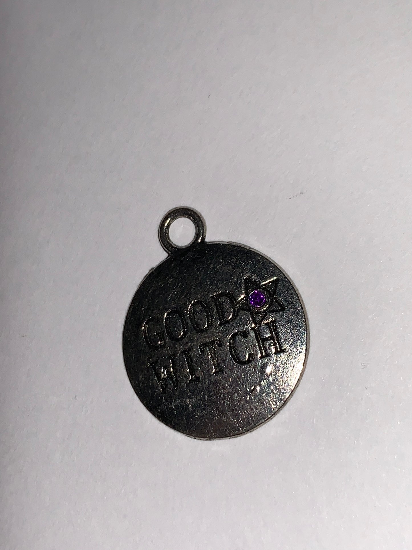 Pewter Good Witch Charm