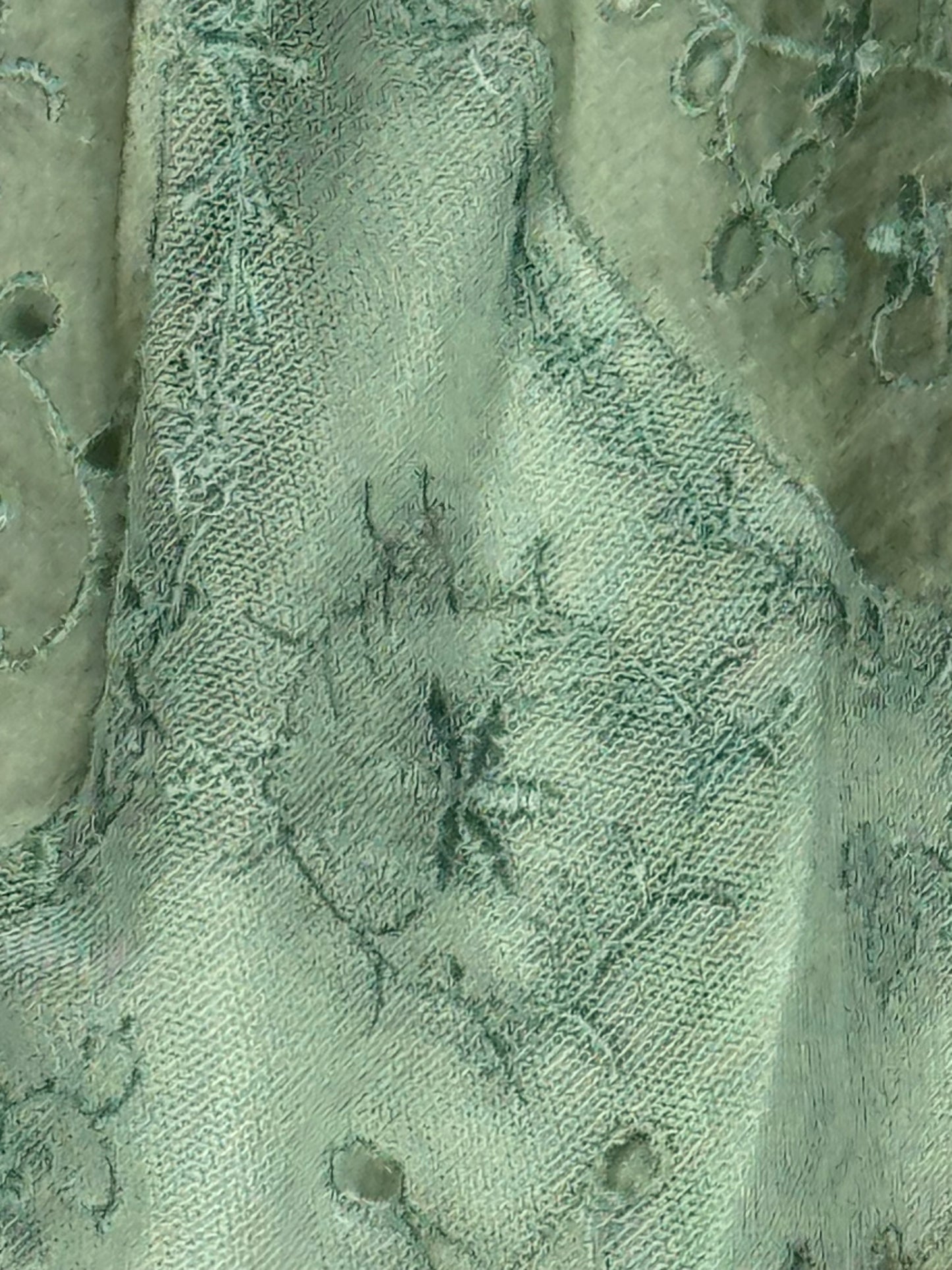 Green Eyelet Elie Tahari size 4 Skirt