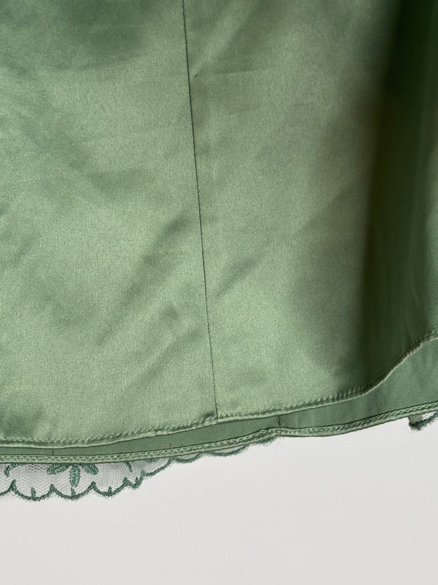 Green Eyelet Elie Tahari size 4 Skirt
