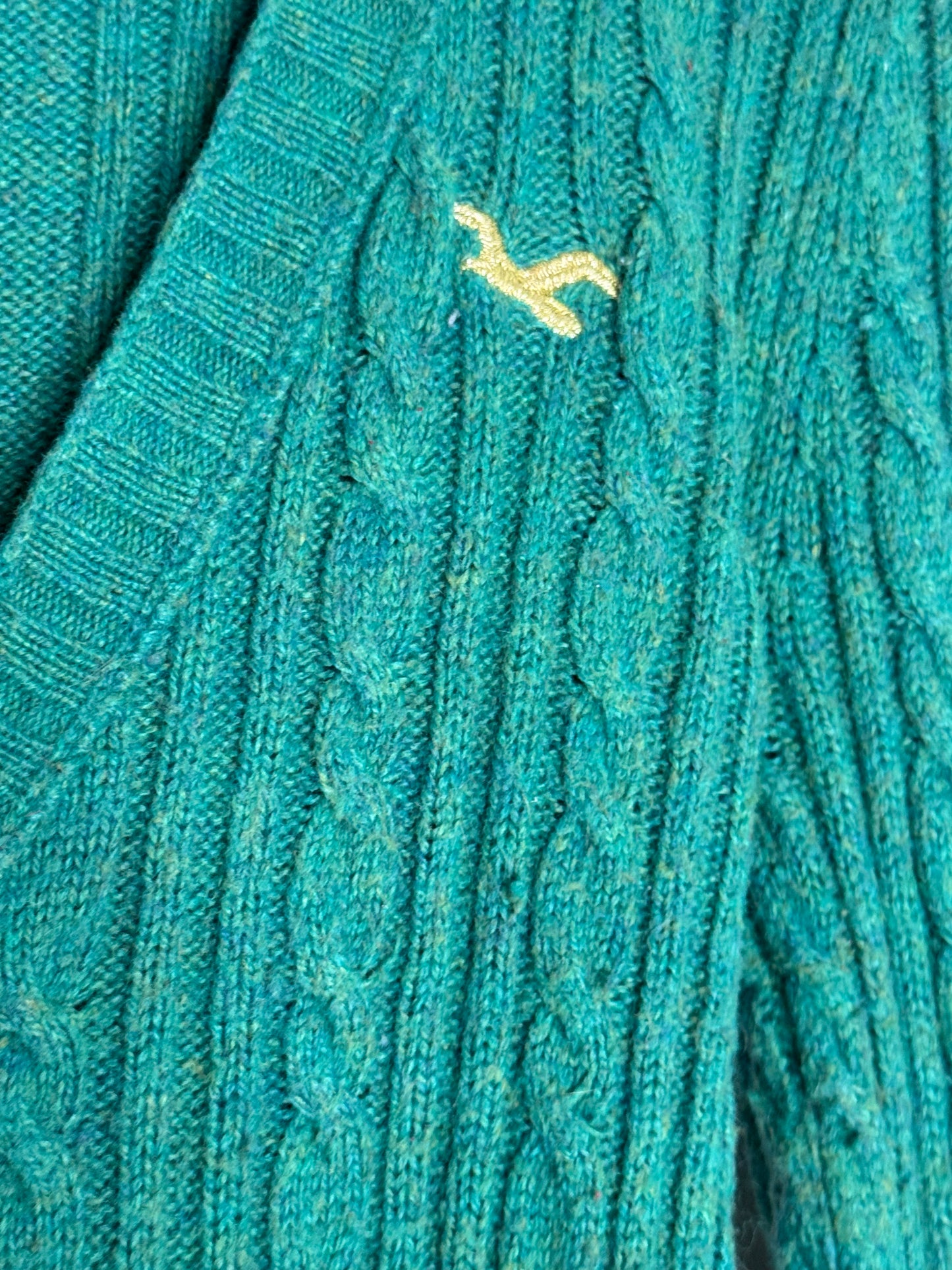 Green Hollister Sweater, Size Medium