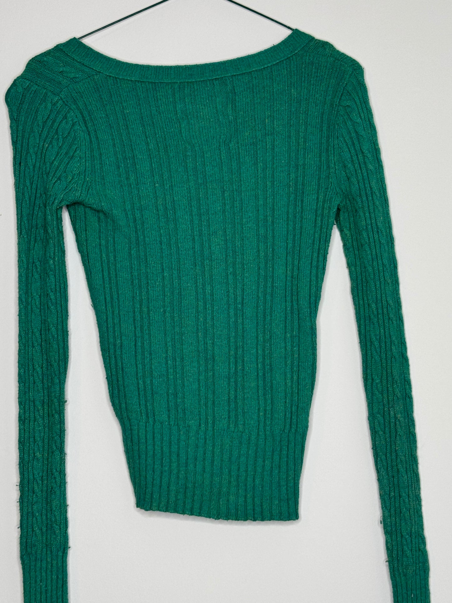 Green Hollister Sweater, Size Medium