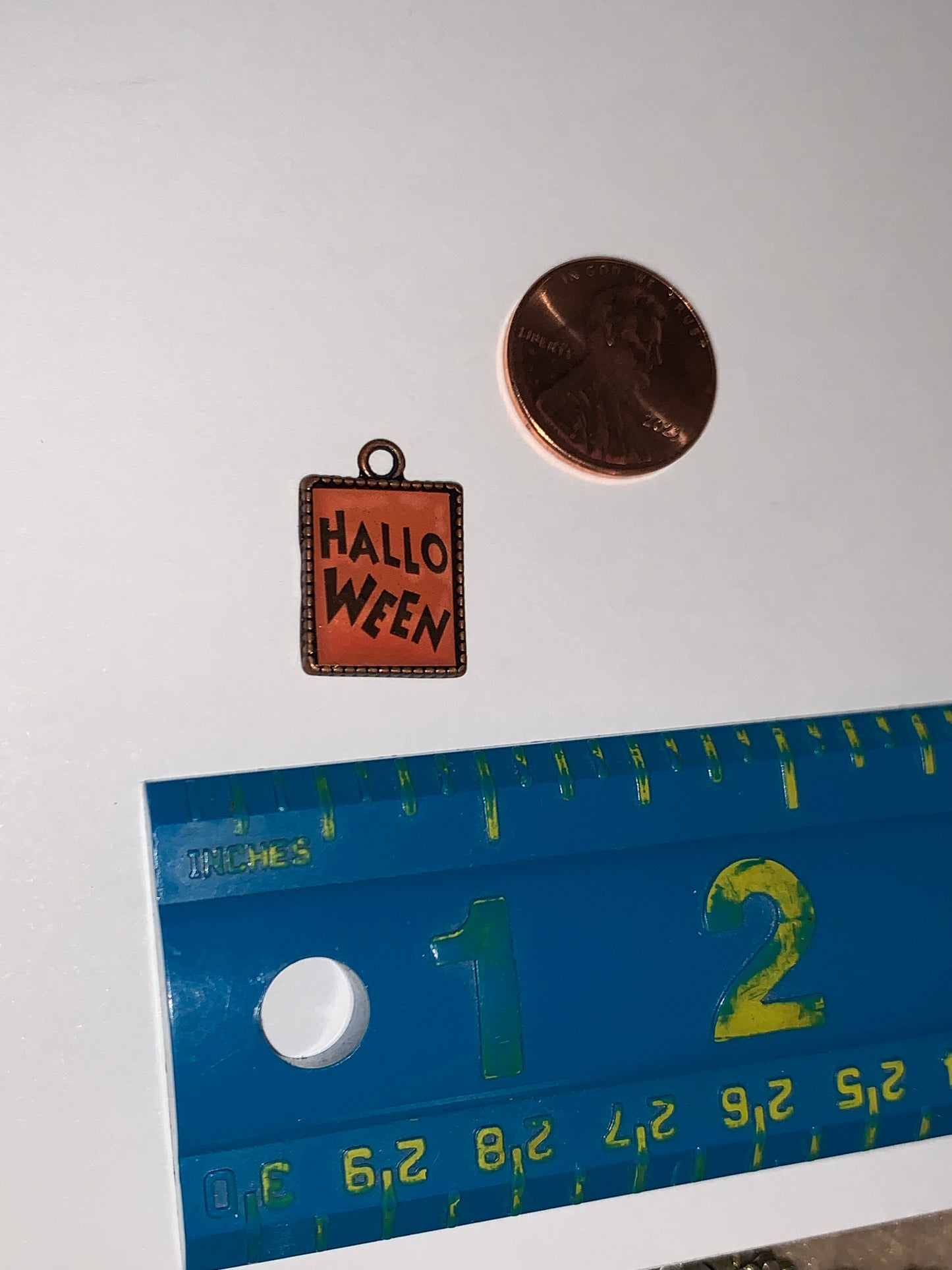 Cute Brass Halloween Charm
