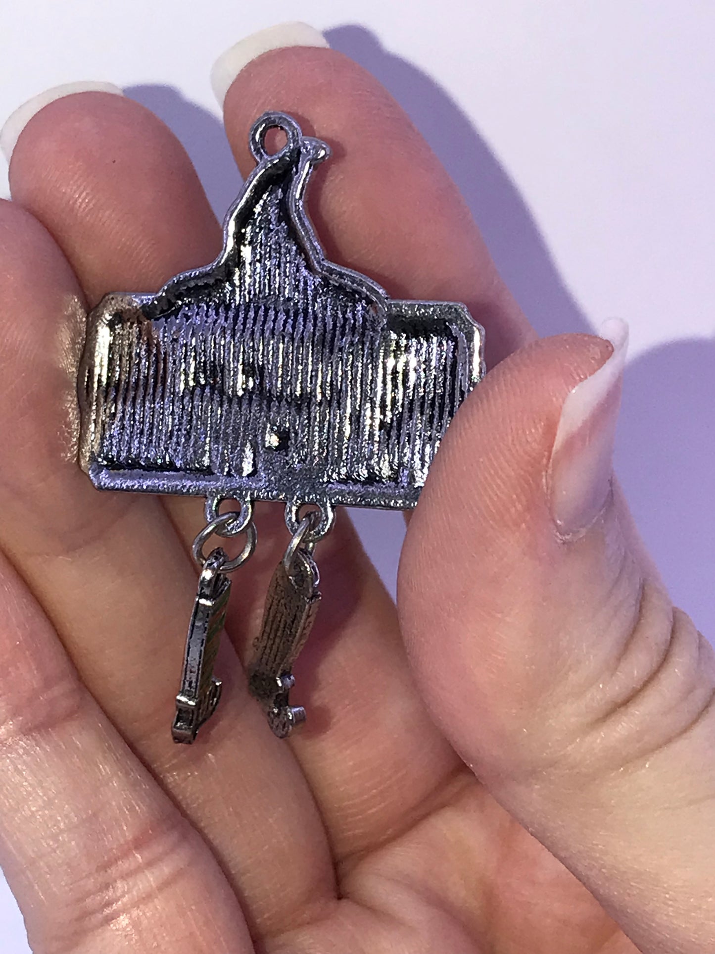 Happy Halloween Witchy Leg Pendant