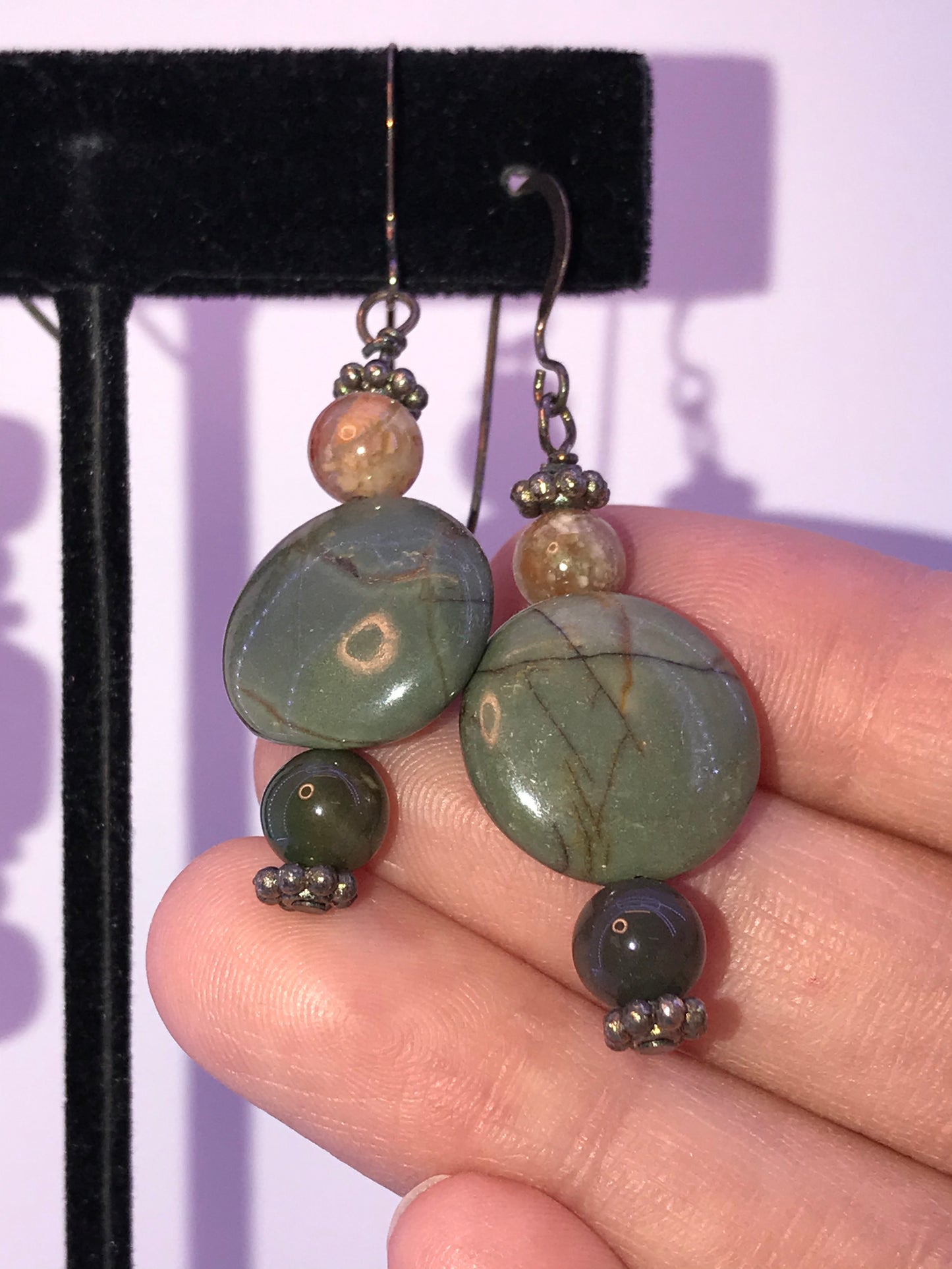 Jasper Dangle Earrings