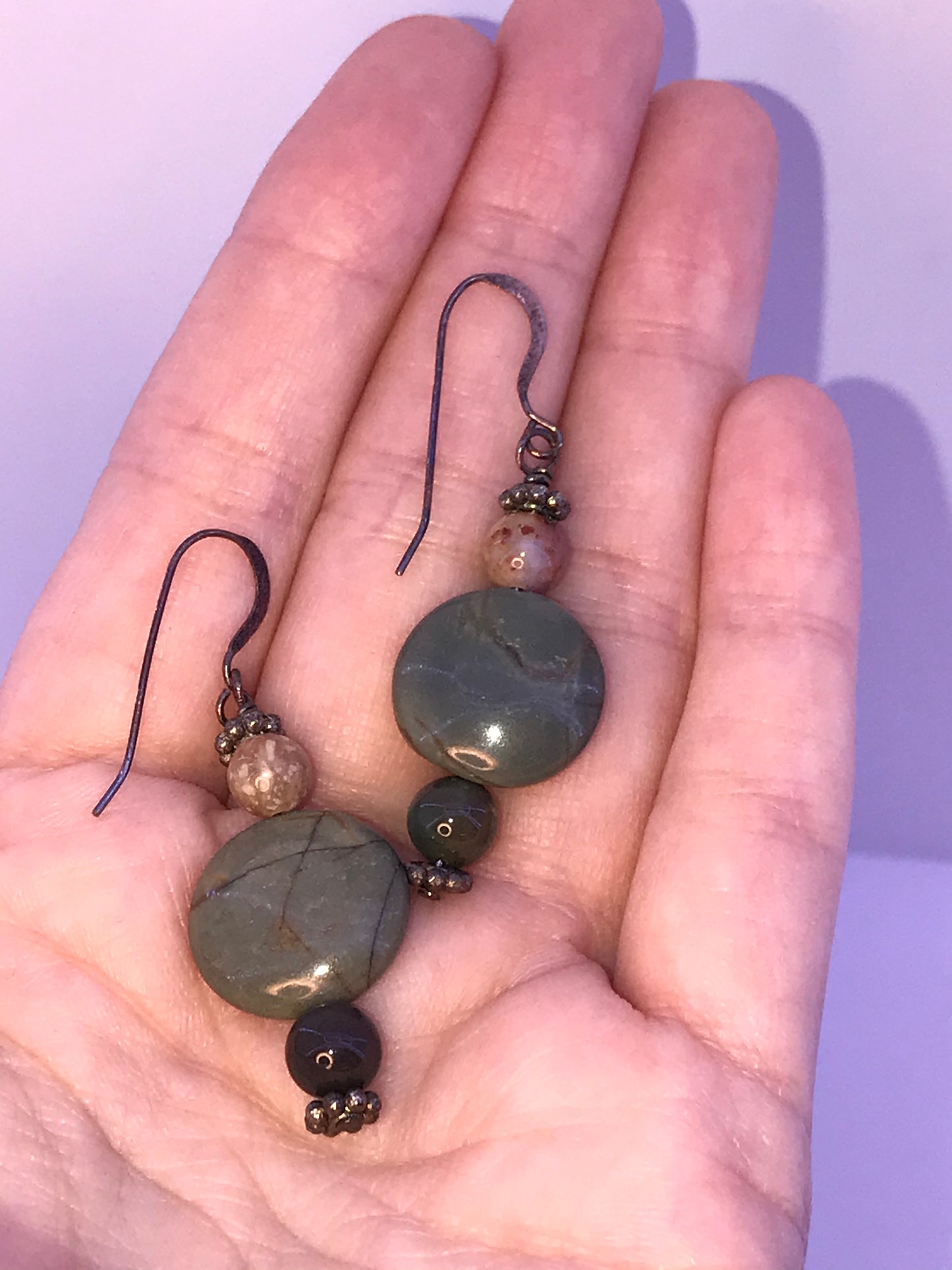 Jasper Dangle Earrings