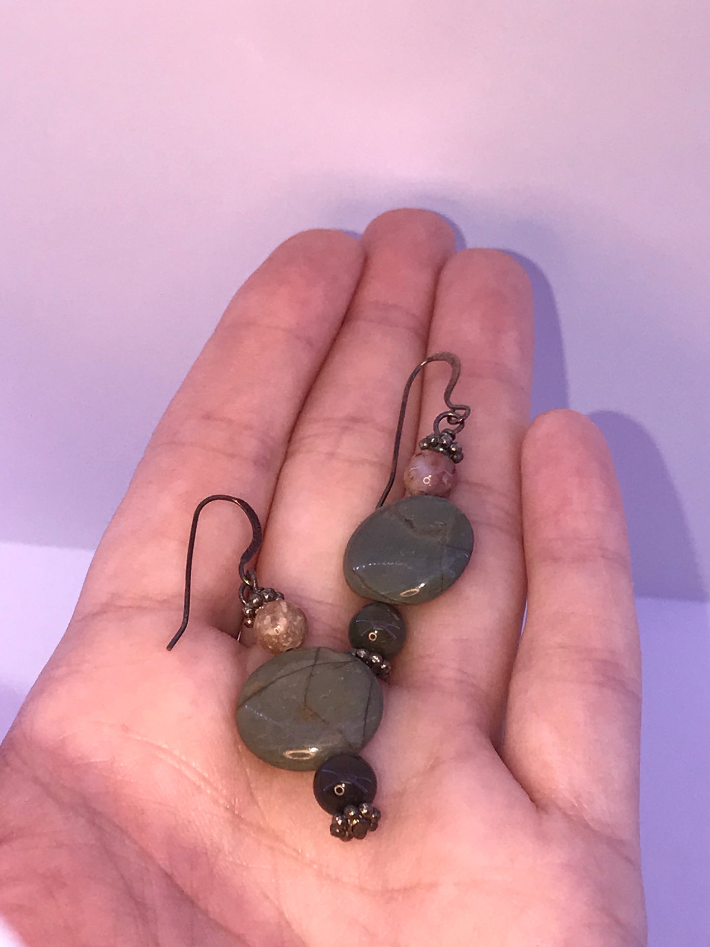 Jasper Dangle Earrings