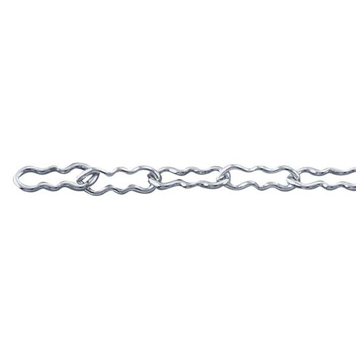 Sterling Silver 2.2mm Krinkle Chain, By the Foot