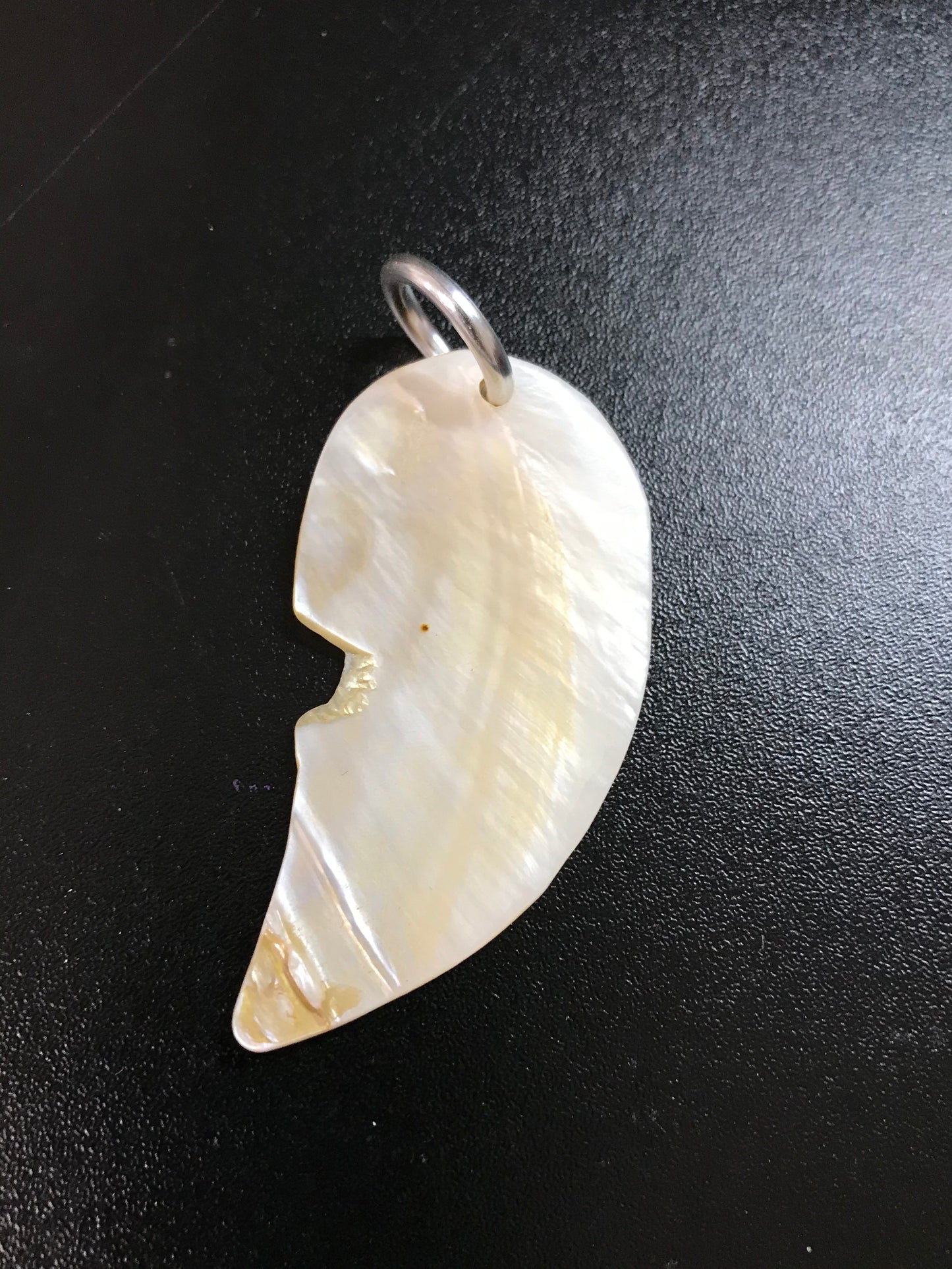 Mother of Pearl Leaf Pendant