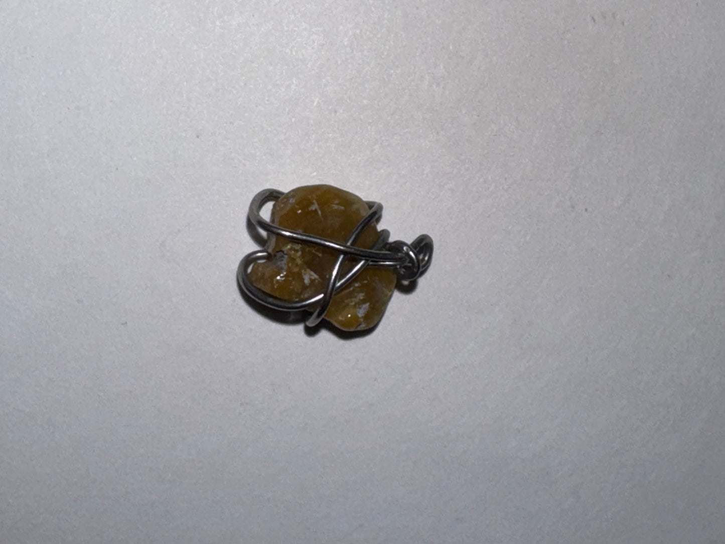 Lodolate Wire wrap Pendant