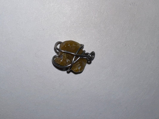 Lodolate Wire wrap Pendant