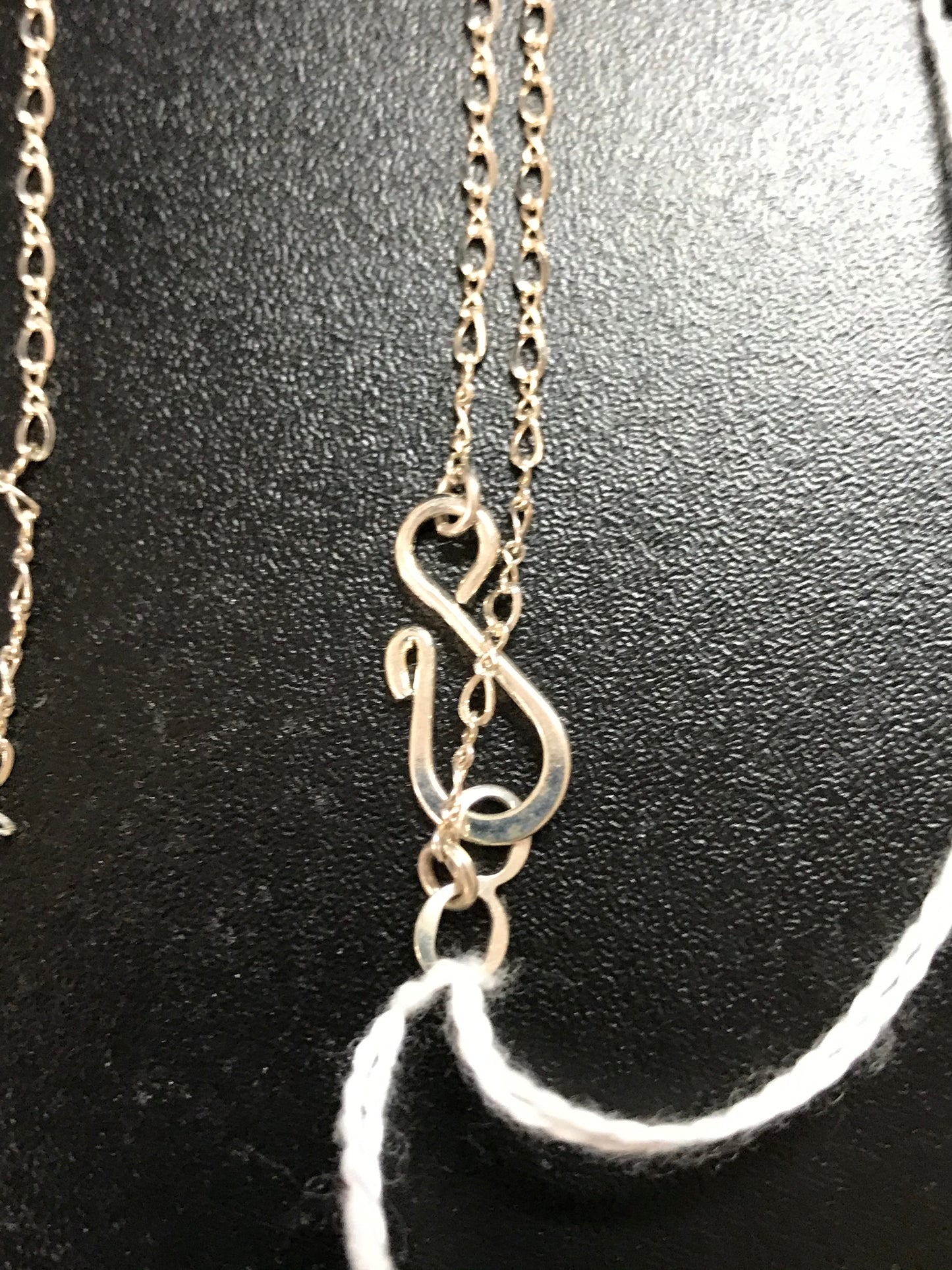 Sterling Silver Figure 8 Design Necklaces