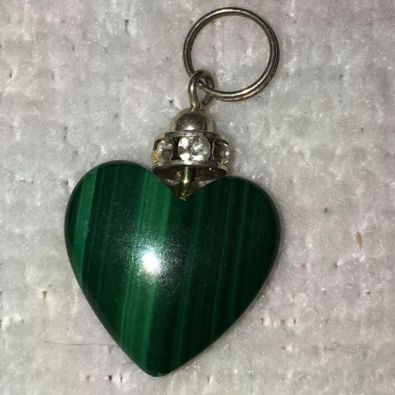 Malachite Heart Pendant