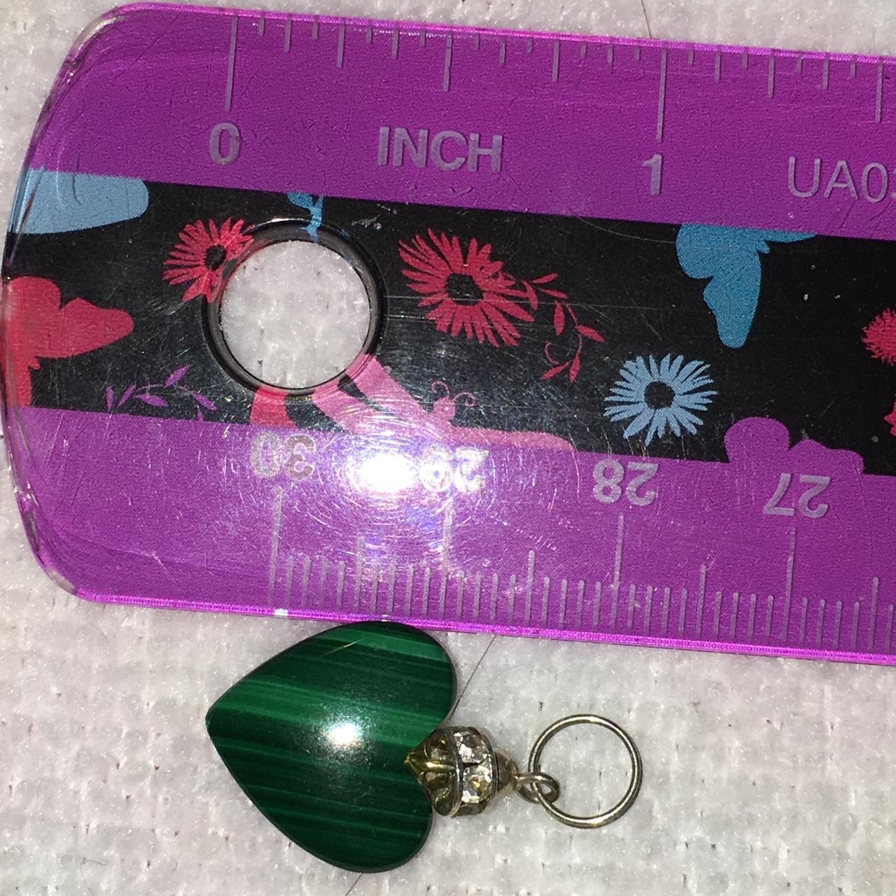 Malachite Heart Pendant