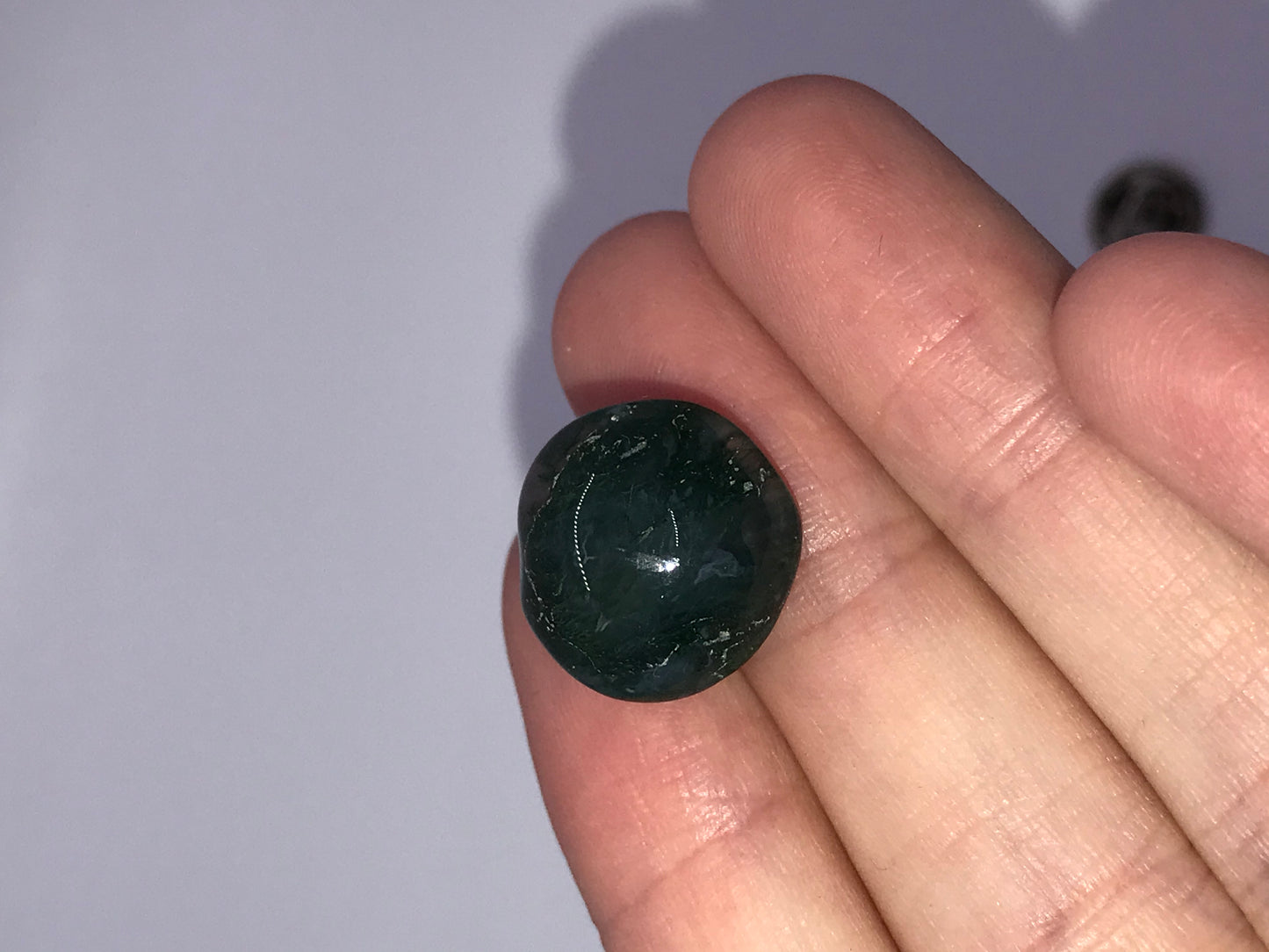Moss Agate Cabochon Pins