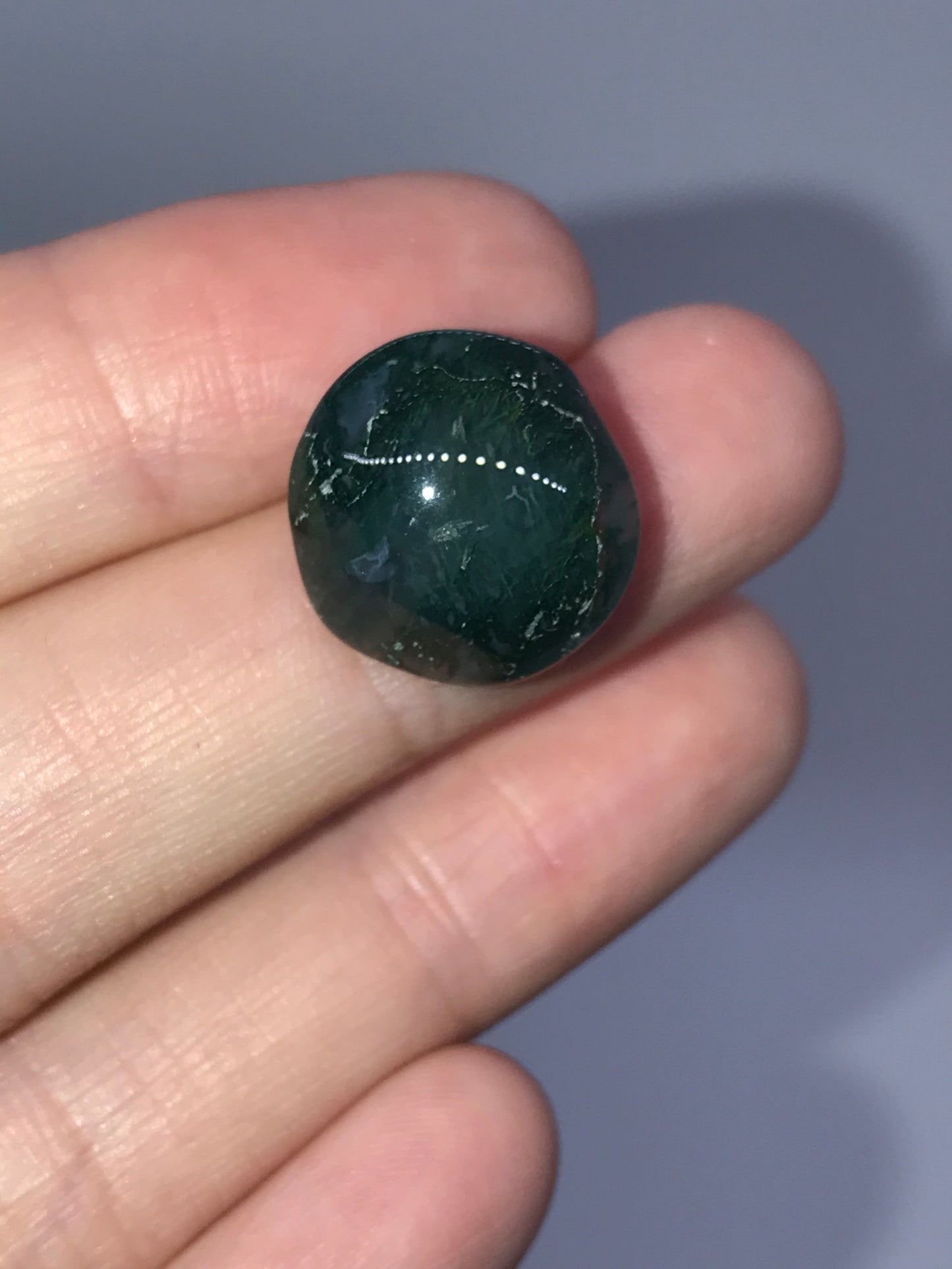 Moss Agate Cabochon Pins