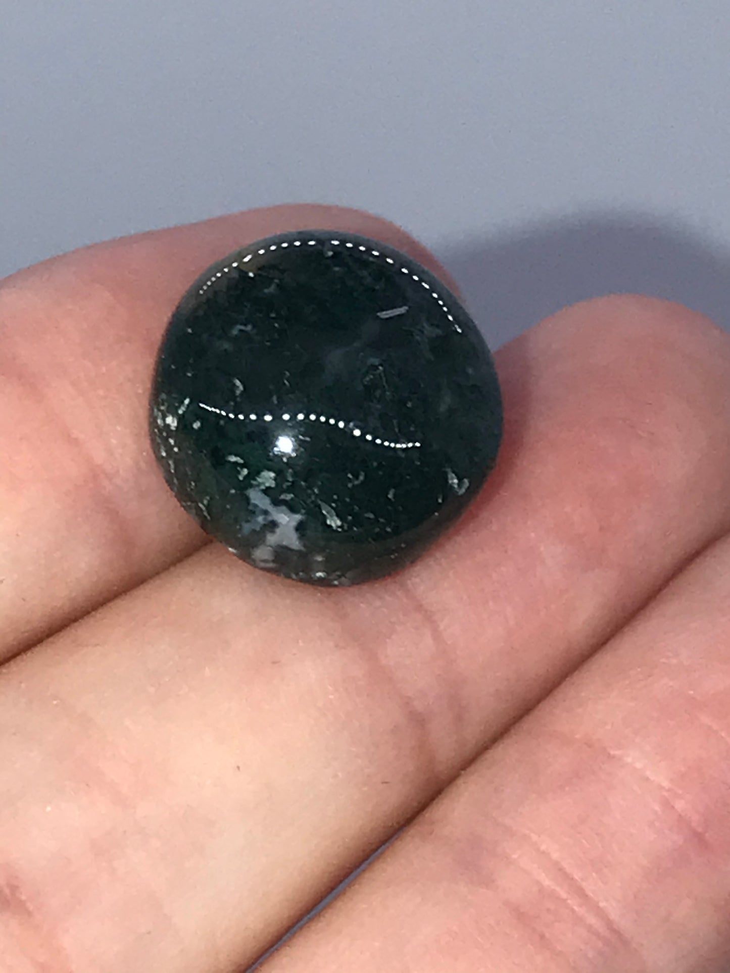 Moss Agate Cabochon Pins