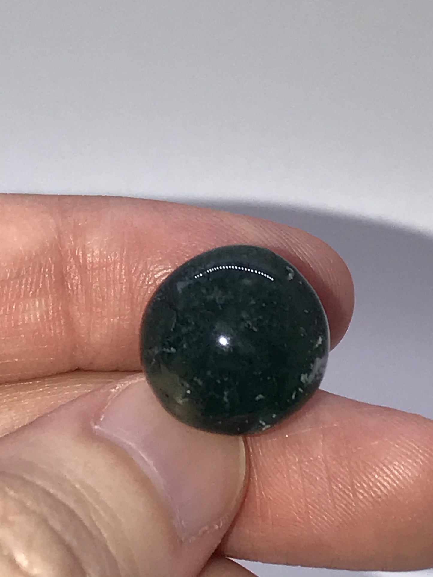 Moss Agate Cabochon Pins