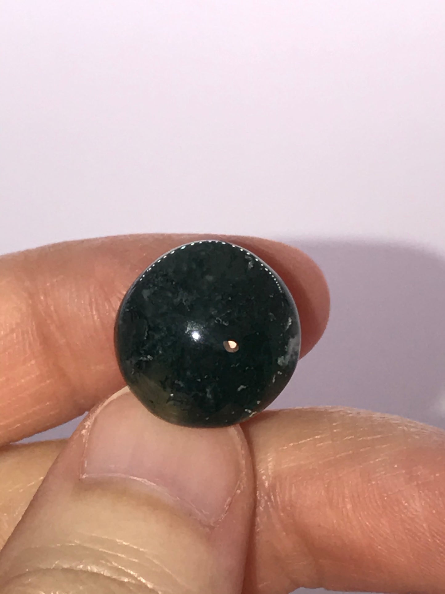Moss Agate Cabochon Pins