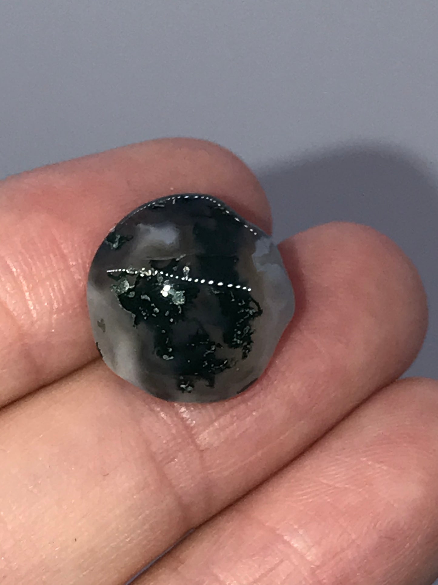 Moss Agate Cabochon Pins