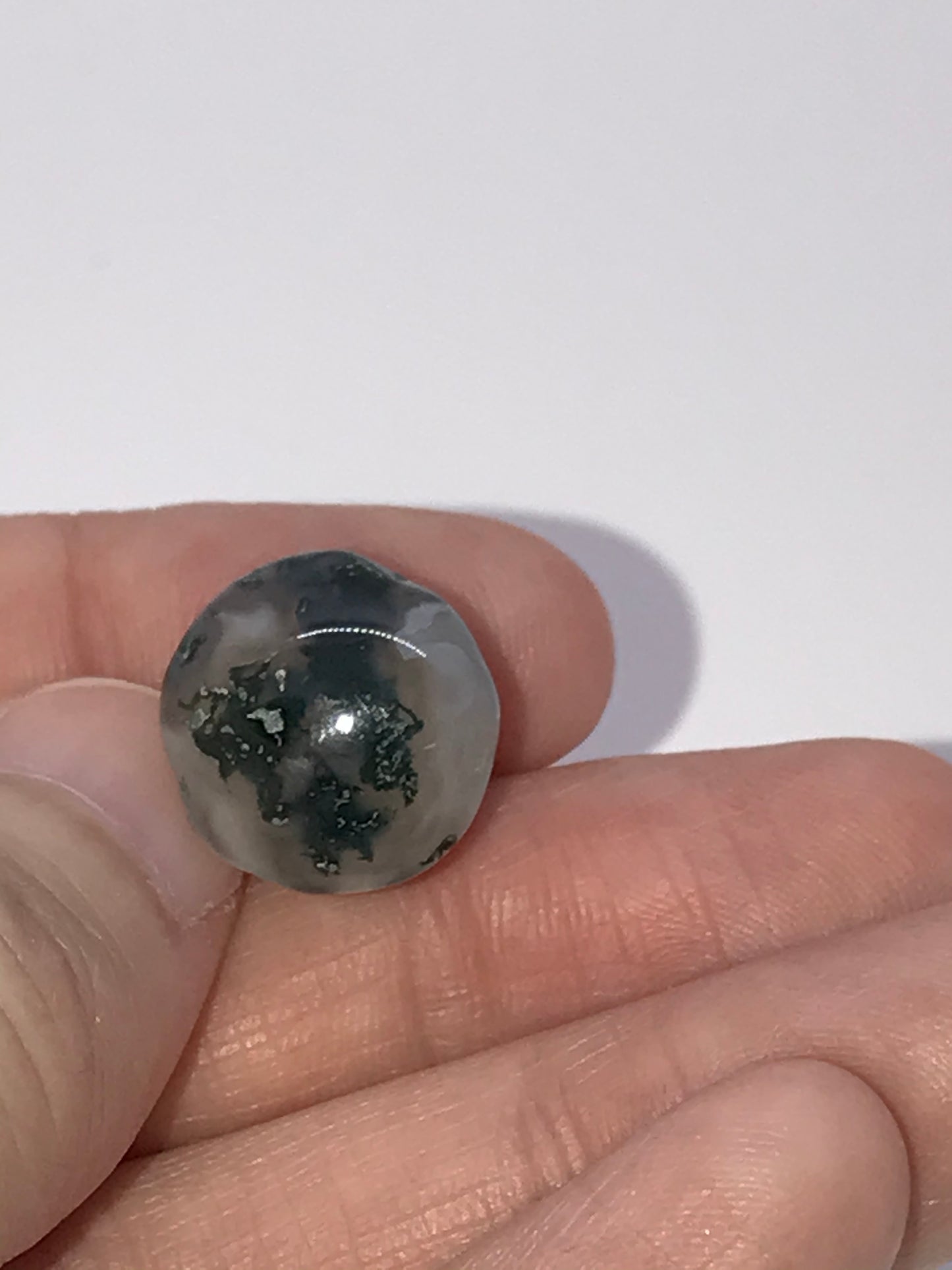 Moss Agate Cabochon Pins
