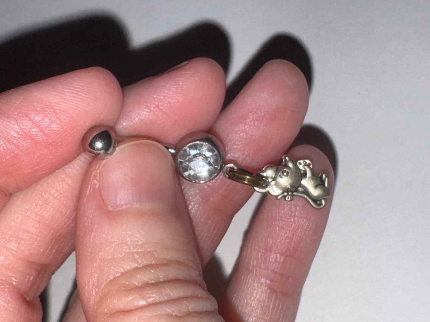 Mouse Dangle Belly Ring