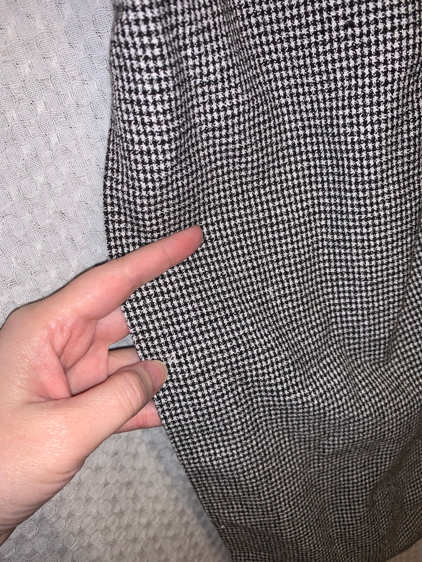 My Michelle Black and White Hounds Tooth Dress