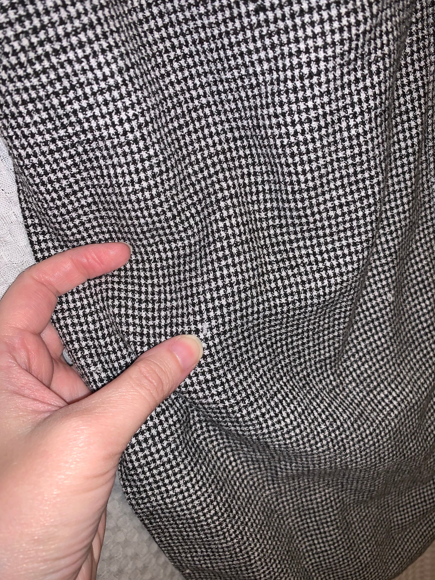 My Michelle Black and White Hounds Tooth Dress