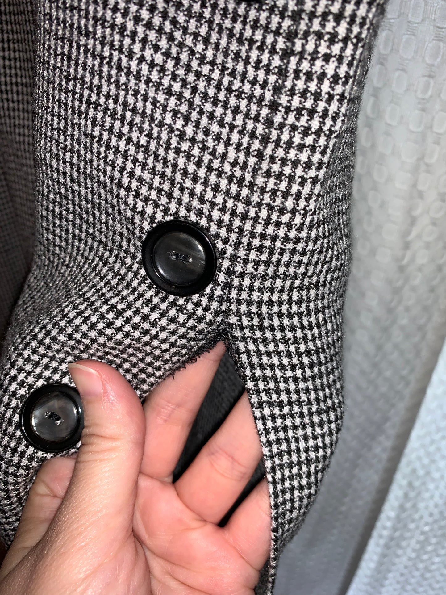 My Michelle Black and White Hounds Tooth Dress