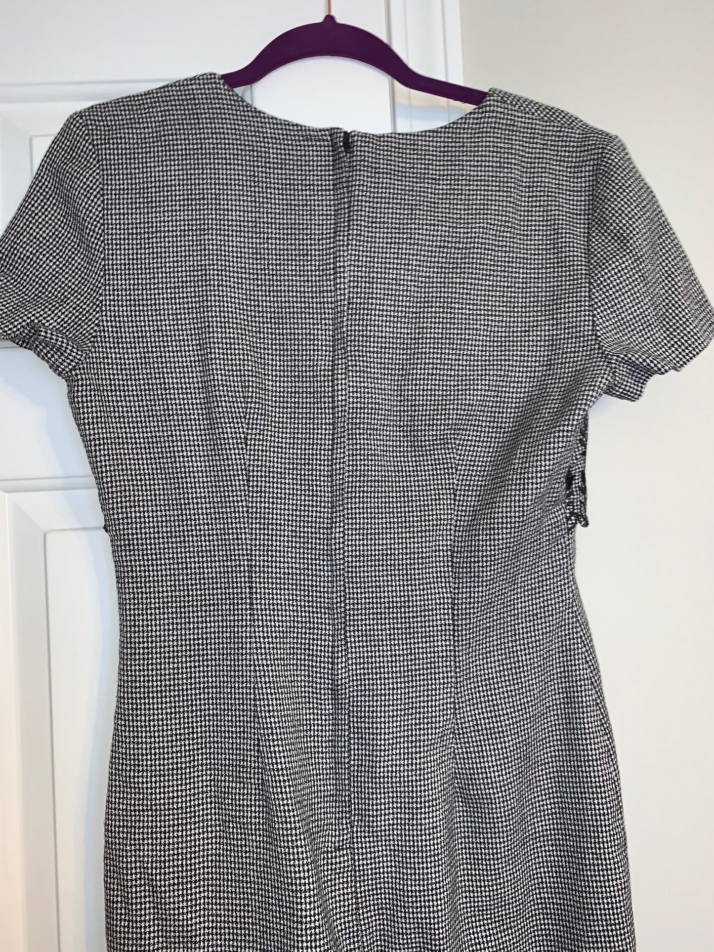 My Michelle Black and White Hounds Tooth Dress