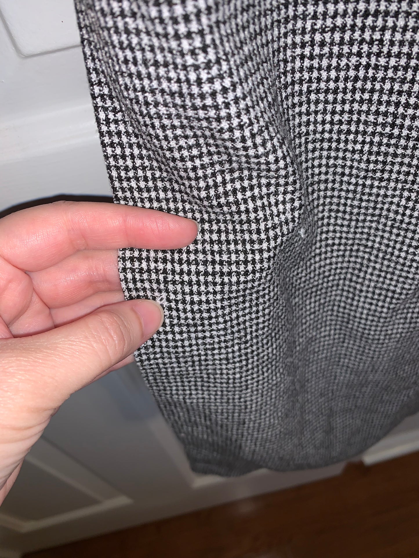 My Michelle Black and White Hounds Tooth Dress