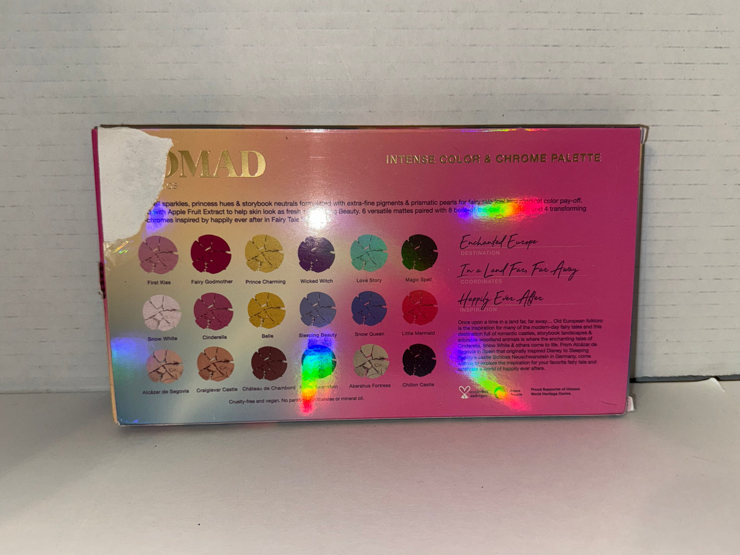 Nomad Cosmetics Fairy Tale Europe Palette