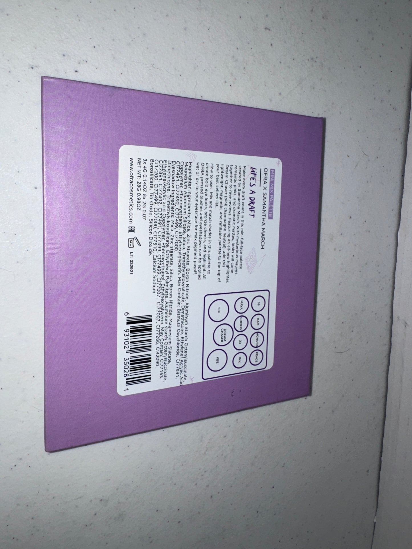 OFRA X Samantha March Mini Mix Face Palette - Life's A Draft