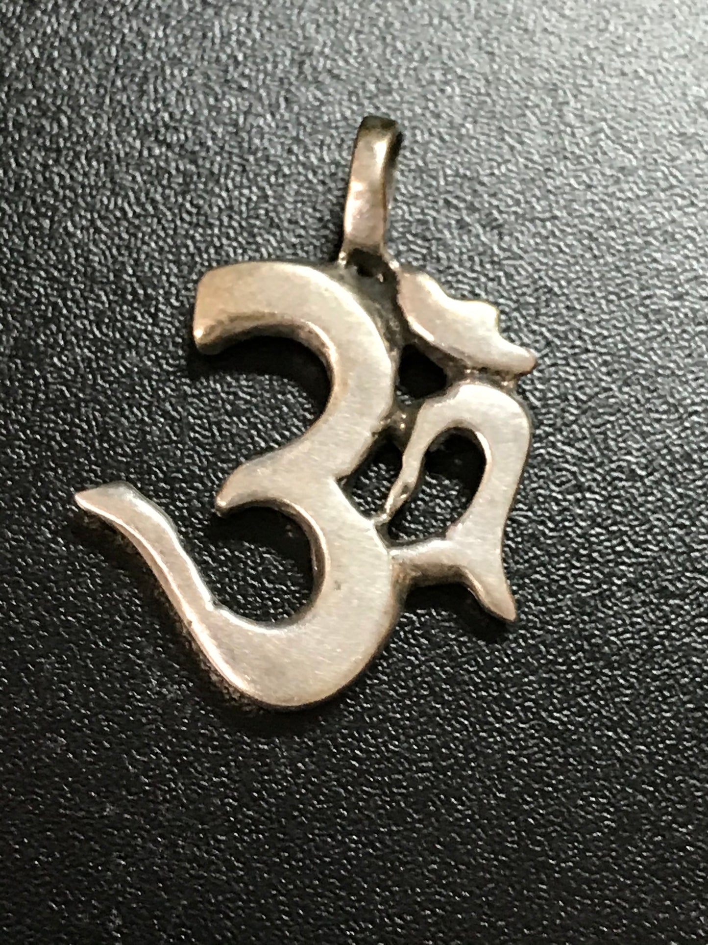 Sterling Silver Ohm Pendant