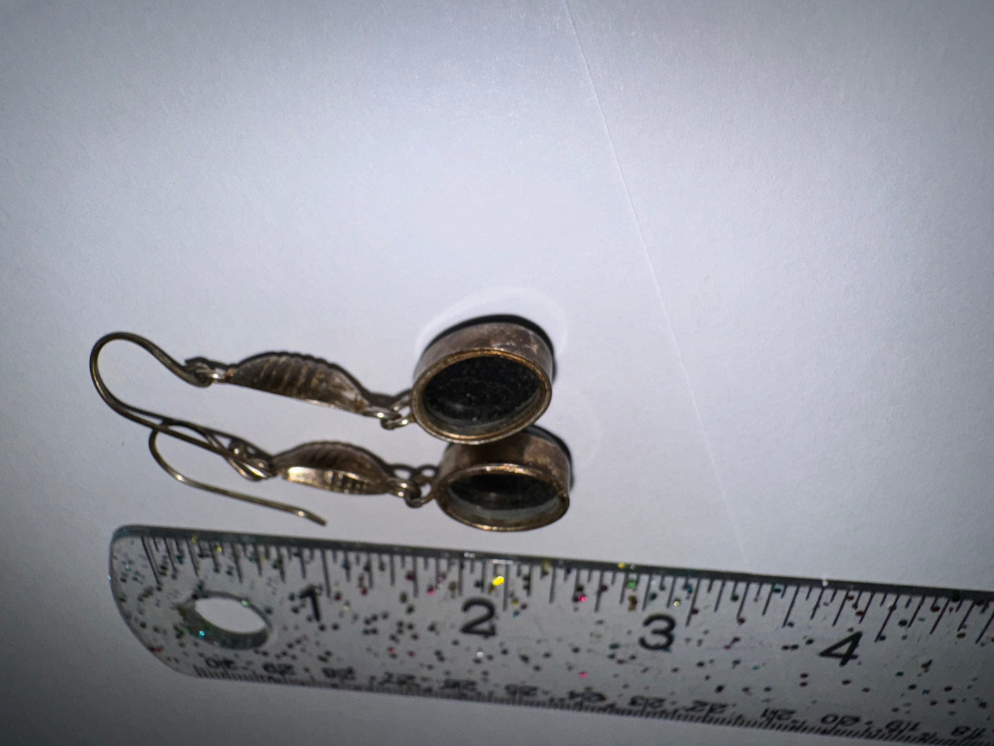 SLP Copper Obsidian Dangle Earrings