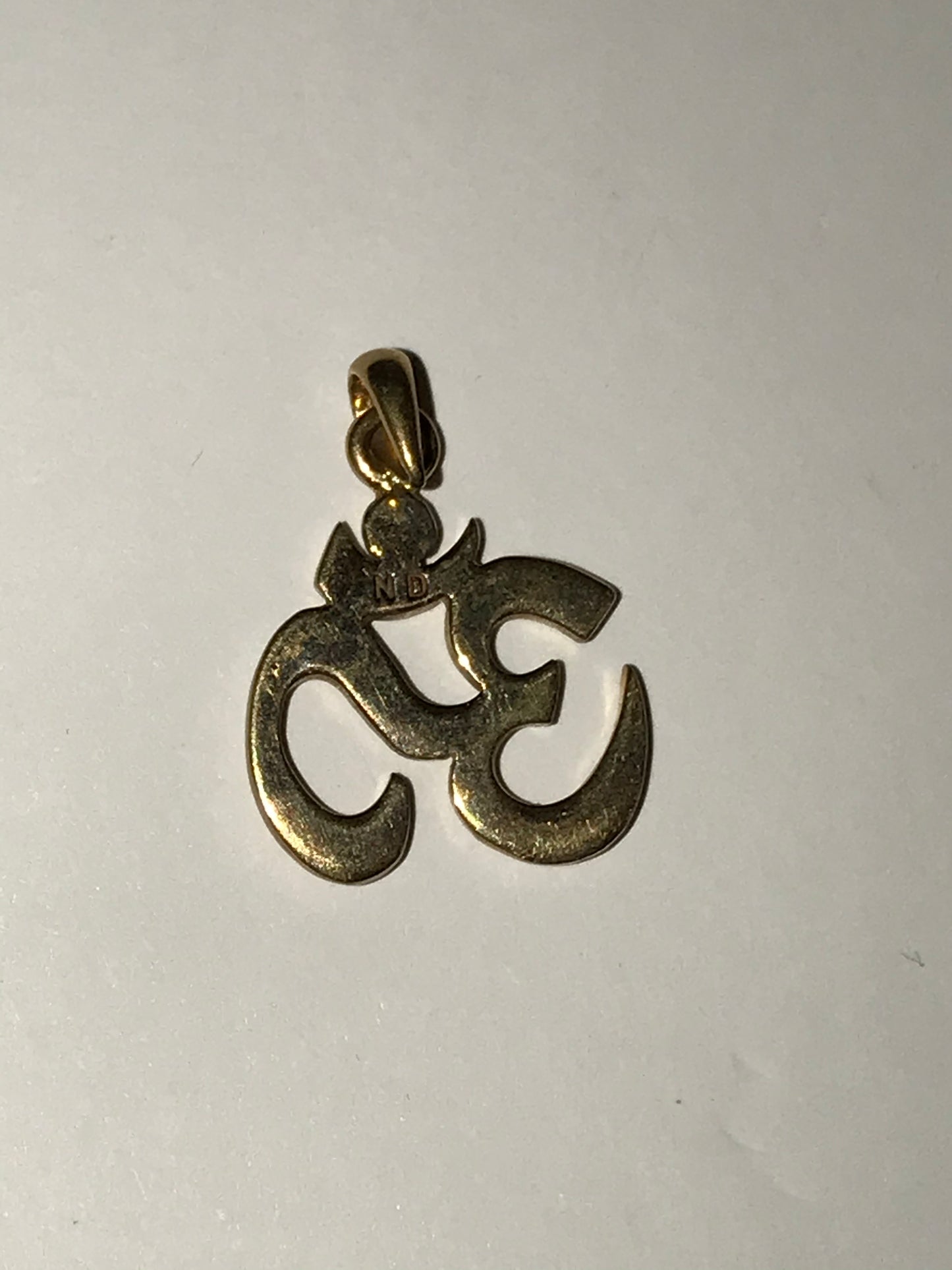 Gold Plated OHM Pendant