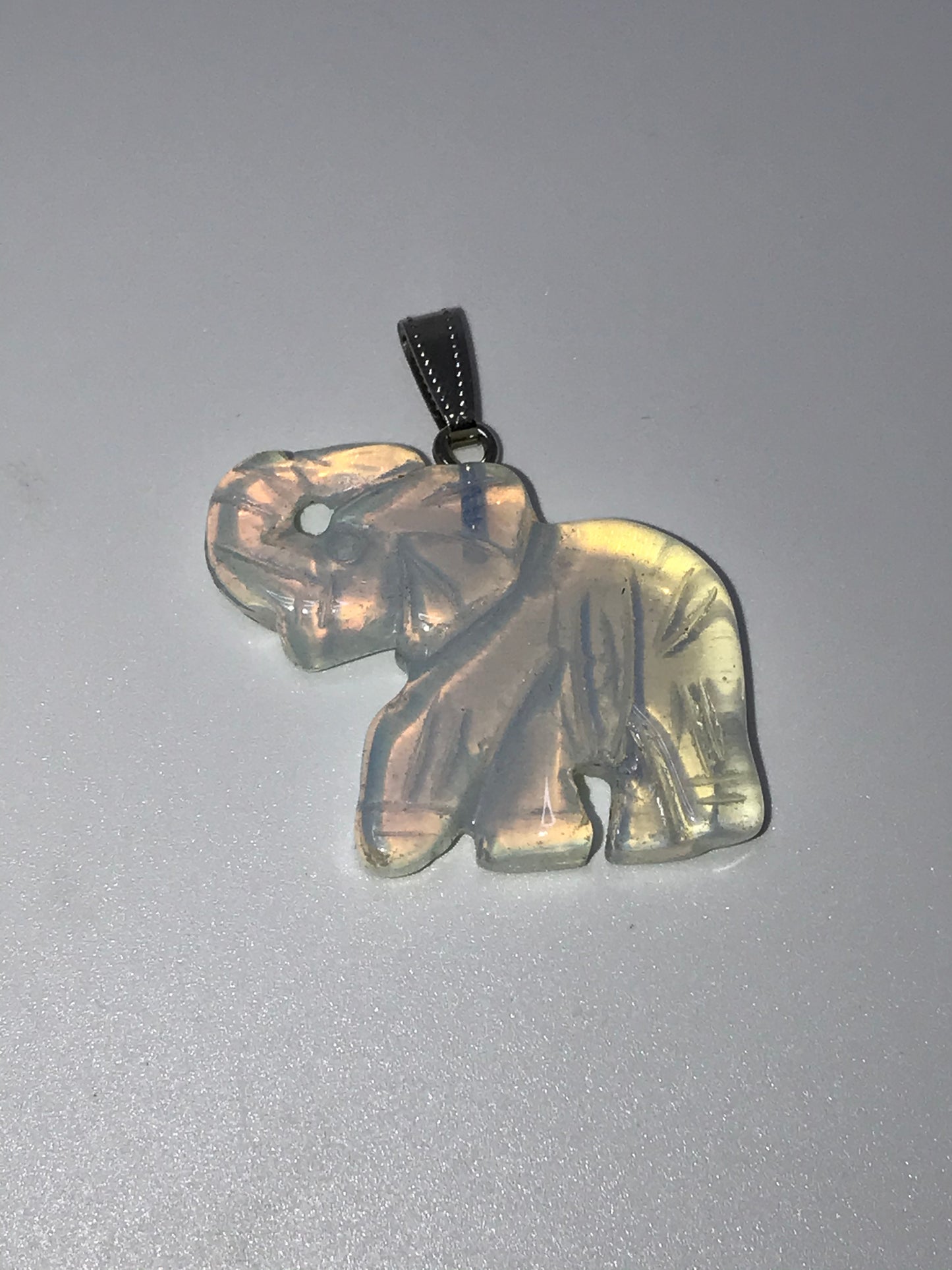 Opalite Elephant Pendant