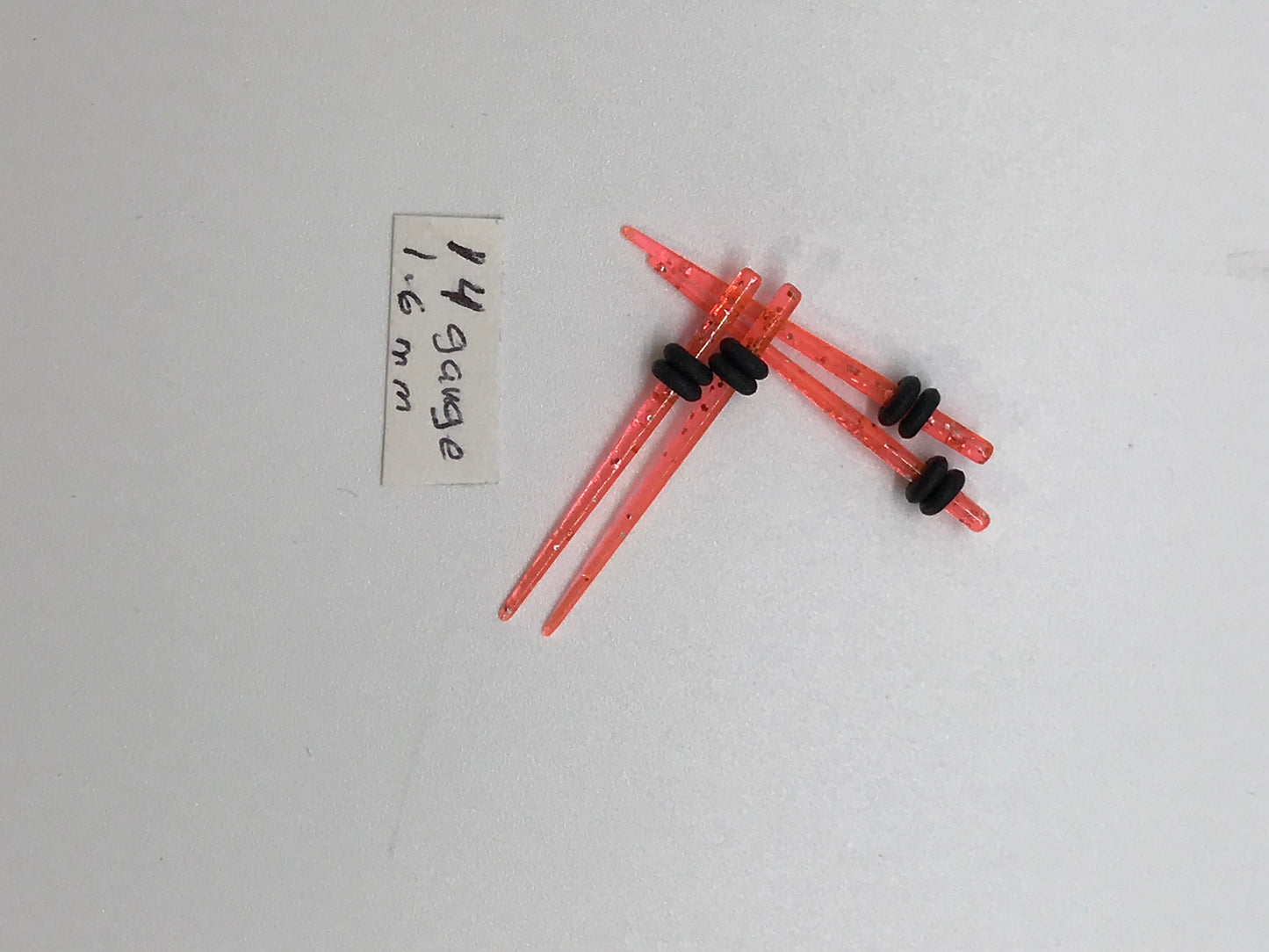 14 Gauge Uv Acrylic Glitter Gauging Tapers