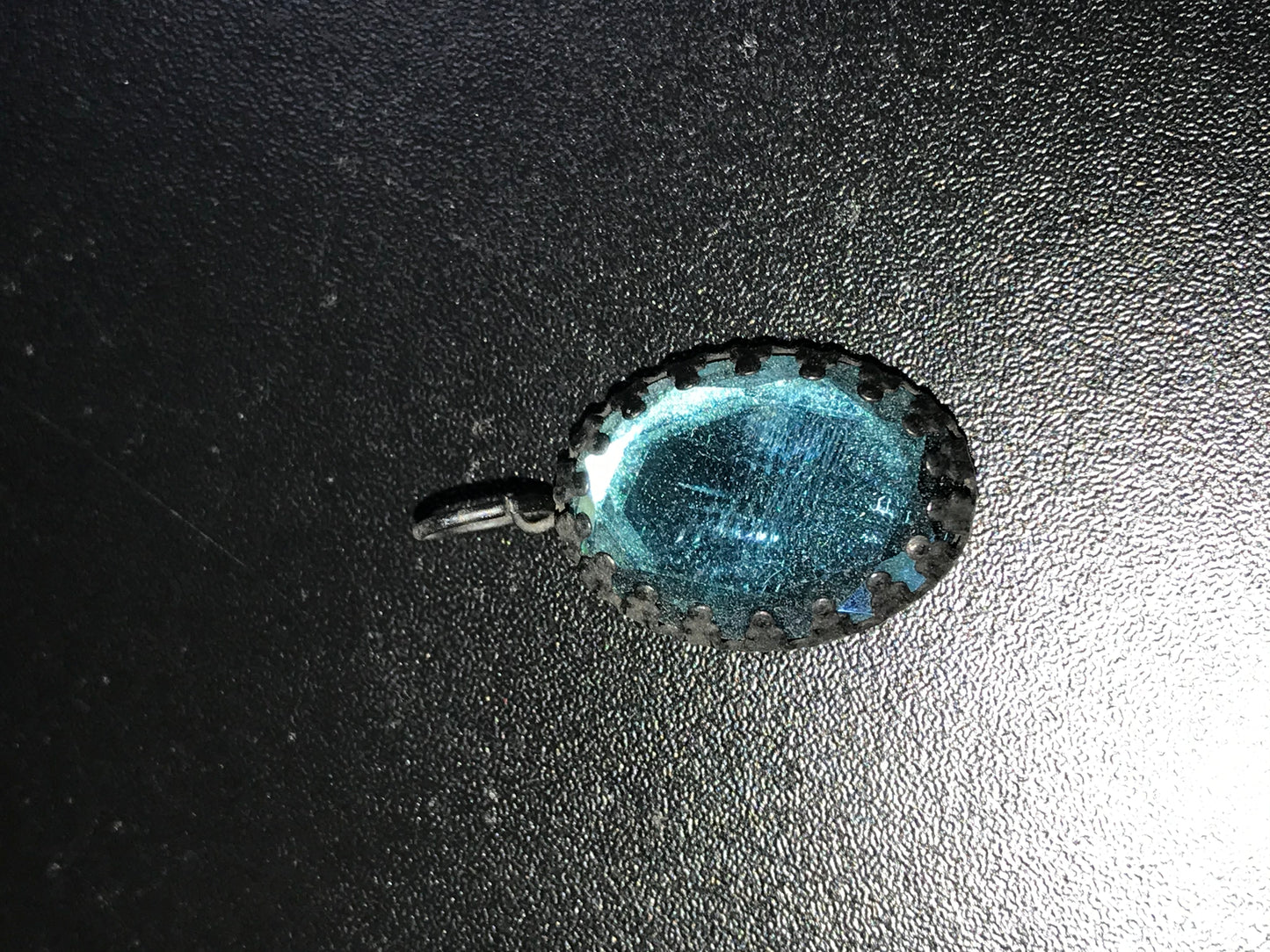 Blue Oval Pendant
