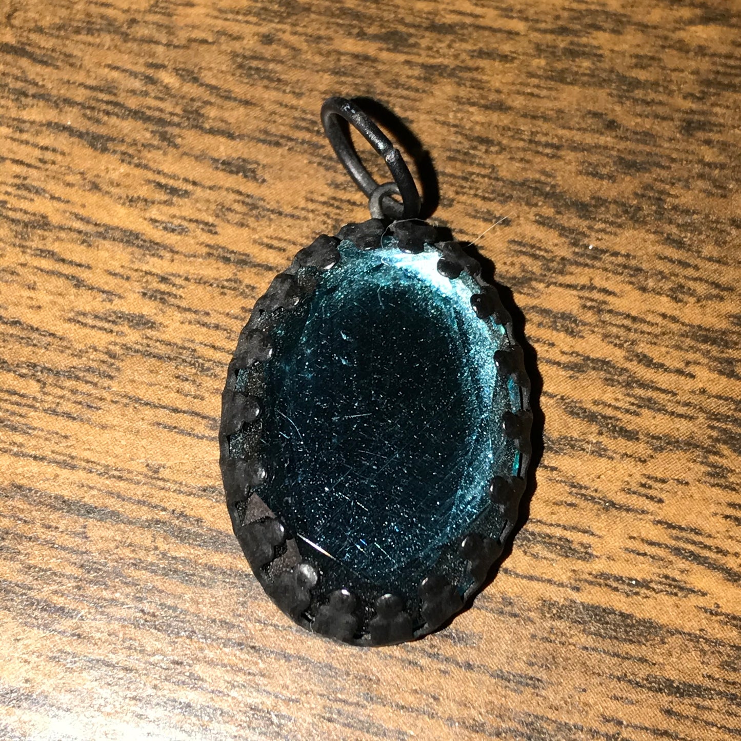 Blue Oval Pendant
